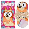 sarcia.eu Bluey Bingo Quick-Drying Beach Towel, Children's Bath Towel, Microfibre