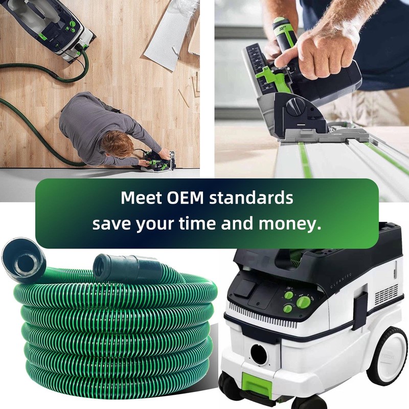 10m Dust Extractor Hose for Festool CT 26/36/48 CT 15/25