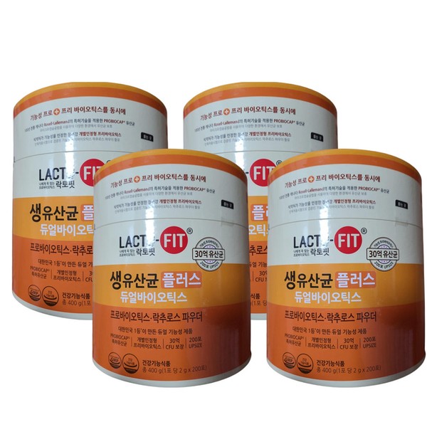 Chong Kun Dang Health [On Sale] Lactopit Live Lactobacillus Plus Postbiotics 2g 200 sachets x 4 /stm / 종근당건강 [온세일]락토핏 생유산균 플러스 포스트바이오틱스 2g 200포 x4개 /stm