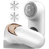 Fabric Shaver Lint Remover for Clothes, LED Display, 6-Leaf Blades,