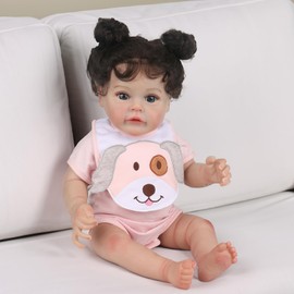 WOOROY Ropa de muñeca de bebé Reborn de 20 pulgadas para muñeca de 16 a 20 pulgadas, conjuntos de ropa de bebé rosa