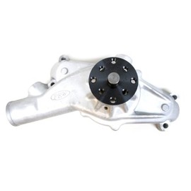 PRW 1445404 Performance Quotient As-Cast 5/8" Pilot Shaft High Flow Short-Style Aluminum Water Pump for Chevy BB 1965-68 Cars-LDT