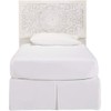 Signature Design By Ashley Paxberry Twin Boho Headboard, Distressed White