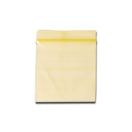 bong-discount Ziplock Bags, Zip Lock Bags, 45 x 40 mm, LDPE (Flexible Than PP Polypropylene), Yellow, Pack of 100