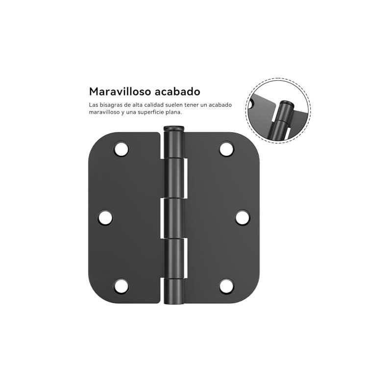 Bisagra Eurovent Serie 35 Aluminio (par) Incluye Tornillería (Blanco)