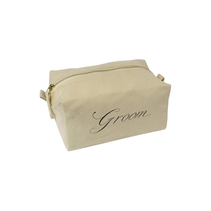 'Groom' Canvas Wash Bag/Makeup Case (CS00043499)
