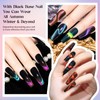 MIZHSE 9D Cat Eye Gel Nail Polish 8 Colors, Upgraded
