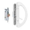 HILLMASTER Patio Door Handle Set with Mortise Lock 45° for