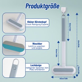 1 Stück Ausziehbarem Stiel Pet Tierhaarentferner - Katze Kurze Feine Hundehaarentferner, Multifunctional Pet Hair Remover GrüNdlich Erase FüR Schlafzimmer Teppich Bettsofa, Zweibseitige Reinigung