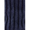 Sterntaler Unisex Knitted Tube Scarf Plain, navy