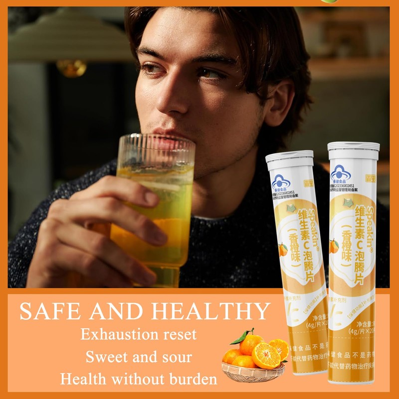 Microdrink, Drops Cube with Vitamin C (B, Orange)