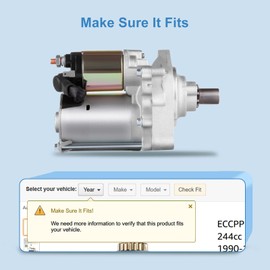 ECCPP Starters fit for Acura Cl/for Isuzu Oasis 1998 1999 for HONDA for Accord 1998 1999 2000 2001 2002 Odyssey 1998 2.3L SMU0005 17729N
