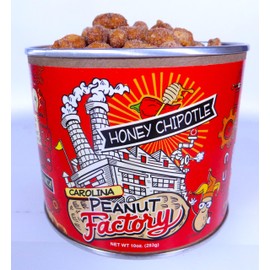 Generic Carolina Peanut Factory | Flavorful Gourmet Peanuts Hand-Roasted in Small Batches | Irresistibly Real Crunch Flavored Nuts Packed into Every Can | Honey Chipotle