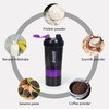 XTK Shaker Bottle Protein Shaker Bottles with Storage and Mix