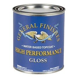 General Finishes High Performance Water Based Topcoat, 1 Quart, Gloss