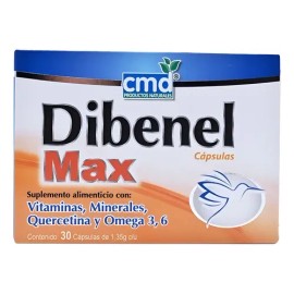 Dibenel Max Multivitaminico Con Quercitina Y Omega 30 Caps