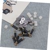 iplusmile Cam Bolt Furniture Cam Fittings Pre-Inserted Nuts Tapered Thread