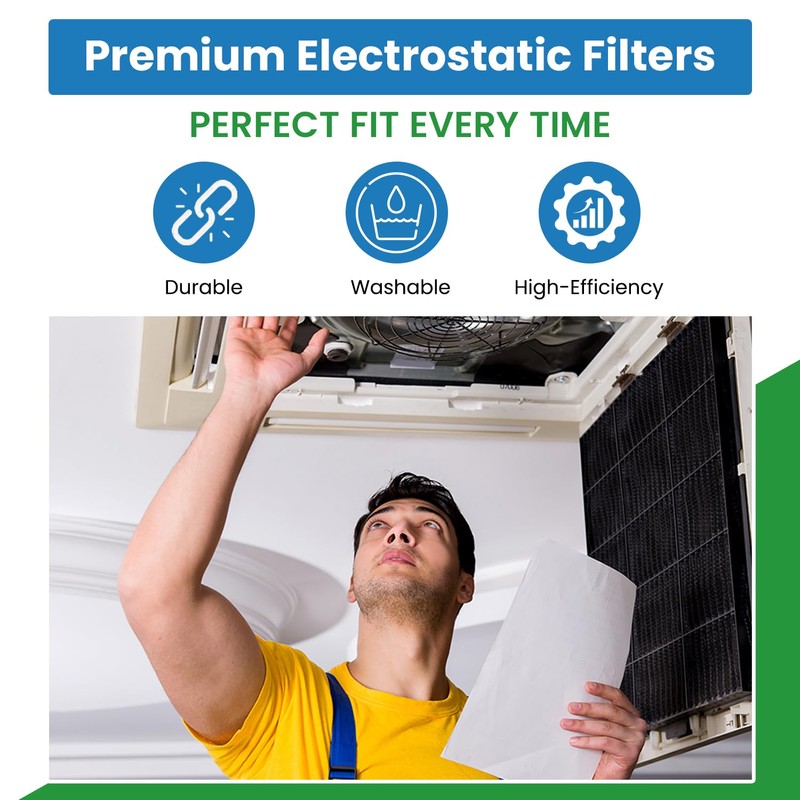 Filter Everything Electrostatic Furnace Filter – Washable Permanent HVAC Filter