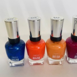 Sally Hansen Set of 6 Sally Hansen Complete Salon Manicure Nail Polish Assorted Color Glitter