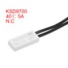 sourcing map Normally Close Temperature Switch, 40°C N.C 5A Thermal