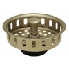 Undisclosed Stainless Steel Replacement Basket for Kitchen Sink, Satin Nickel Finish