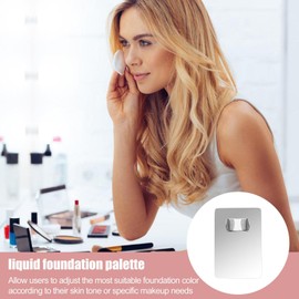 Beauty Blending Foundation Palette | Liquid Foundation Tools | Makeup Color Mixing Artist Palette for Cosmetic, Highlight Powder