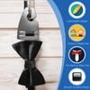 Black Neck Tie Hangers for Retail, Economic Plastic Tie Hooks