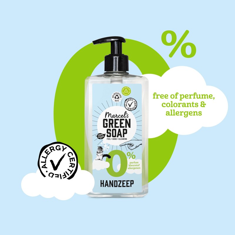 Marcel's Green Soap - Hand Soap 0% - Hypoallergenic -