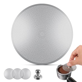 3 Pcs 51mm Espresso Puck Screen - 0.2mm Ultra Thin Espresso Puck, Stainless Steel Reusable Coffee Filter, Compatible with Espresso Machine 51mm Portafilter Basket