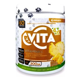 Vitamina C Sabor Piña 300 Gr 60 Serv 43 Supplements