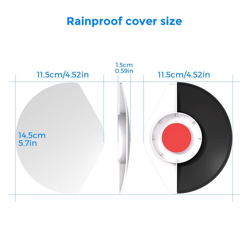 Sun and Rain Protective Cover Compatible with New Ring Outdoor