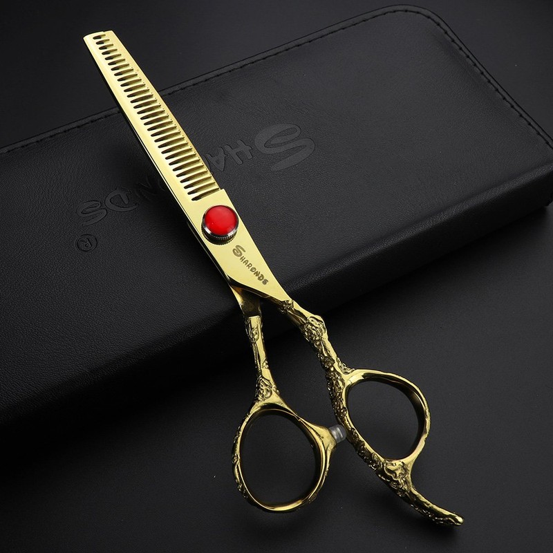 Golden Professional Hairdressing Scissors 6 Inch 7 Inch Hairdressing Scissors