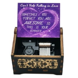 Micteney Can't Help Falling in Love Music Box,Birthday Valentine Gifts for Wife Girlfriend, Anniversary Romantic Music Box Gifts Clockwork Driven