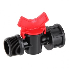 REKUBIK Plastic Mini Flap Tap Male Thread x Internal Thread Size 3/4 Inch Male x 3/4 Inch Female