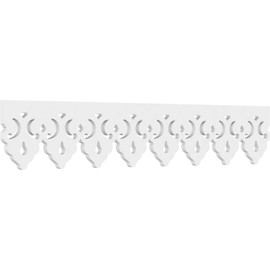 Ekena Millwork RUNP08X0625X48MRK Markham Architectural Grade PVC Running Trim, 8"H, White