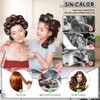 64PCS Tubos para Cabello, Rulos para Cabello, 5 Tamaños 25mm