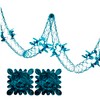 Simply Products 2 Pk Foil Garland Flower - Christmas Hanging