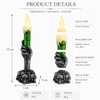 Halloween Skeleton Candle Light for Party Decor – Flameless Skull
