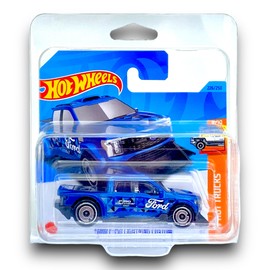 Hot Wheels - Ford F-150 Lighning Custom - HW Hot Trucks 9/10 - HKG66 - Short Card - Metallic Blue - Mattel 2024