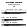 Mission Sniper Points - Ripple Black 28 mm