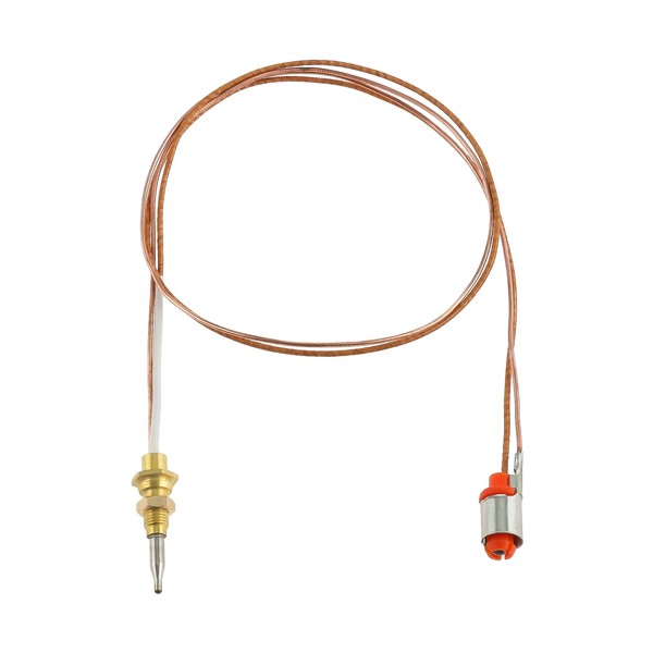 SURIEEN 60 cm Gas Thermocouple M6 x 0.75 Universal Fireplace Parts for Fireplace Gas Stove Heating Burner