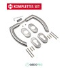 Gedotec Cuba Door Handle Set Garden Gate Door Fitting Stainless