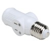 2Pcs 3 Prong Light Socket Adapter Plug White E26 Light
