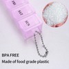 3 Pieces Pill Box Organiser Pill Dispenser Box, 7 Day