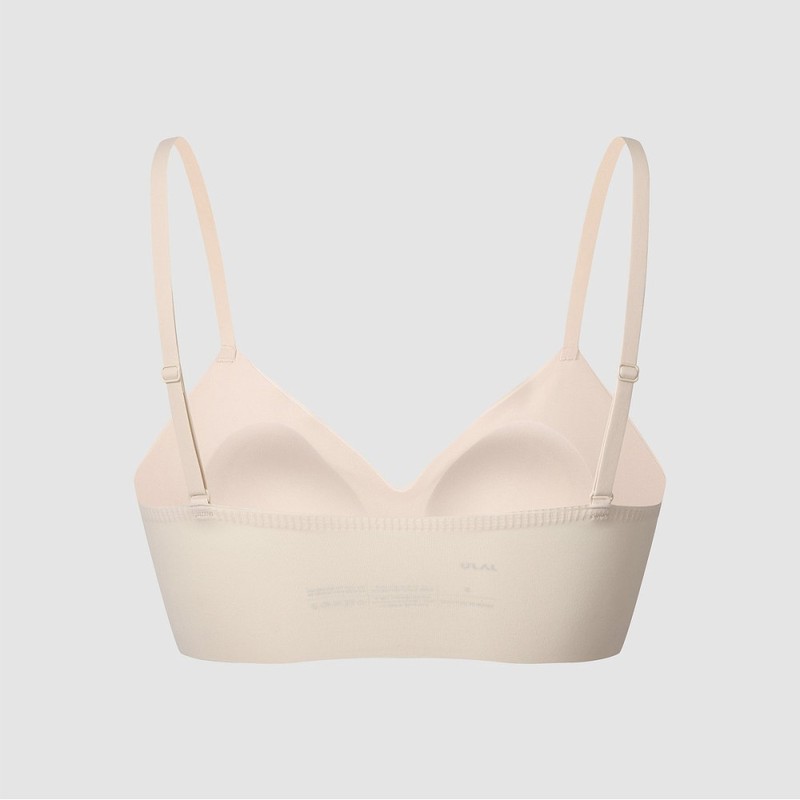 JAJU [JAJU] Women's Perfect No-Line Camisole Crop Bra_Beige