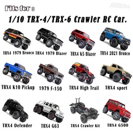 Brass Inner Front Portal Drive Housing Upgrades Part for TRX-4/TRX-6 Crawler RC Car,ARRCat Brass Inner Front Portal Drive Housing,Black