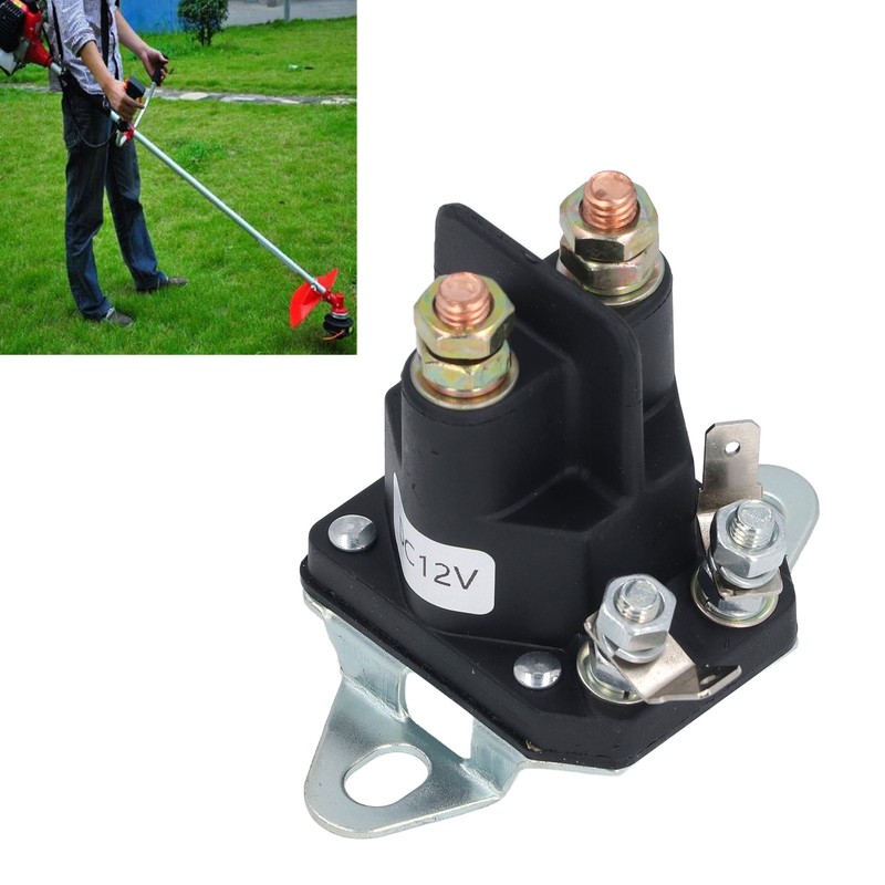 Starter Solenoid Relay Switch 100A 12V Field Mower Grass Cutter