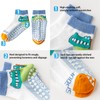 JUPSK 5 Pairs Dinosaur Boys Socks, Sport Ankle Athletic Socks