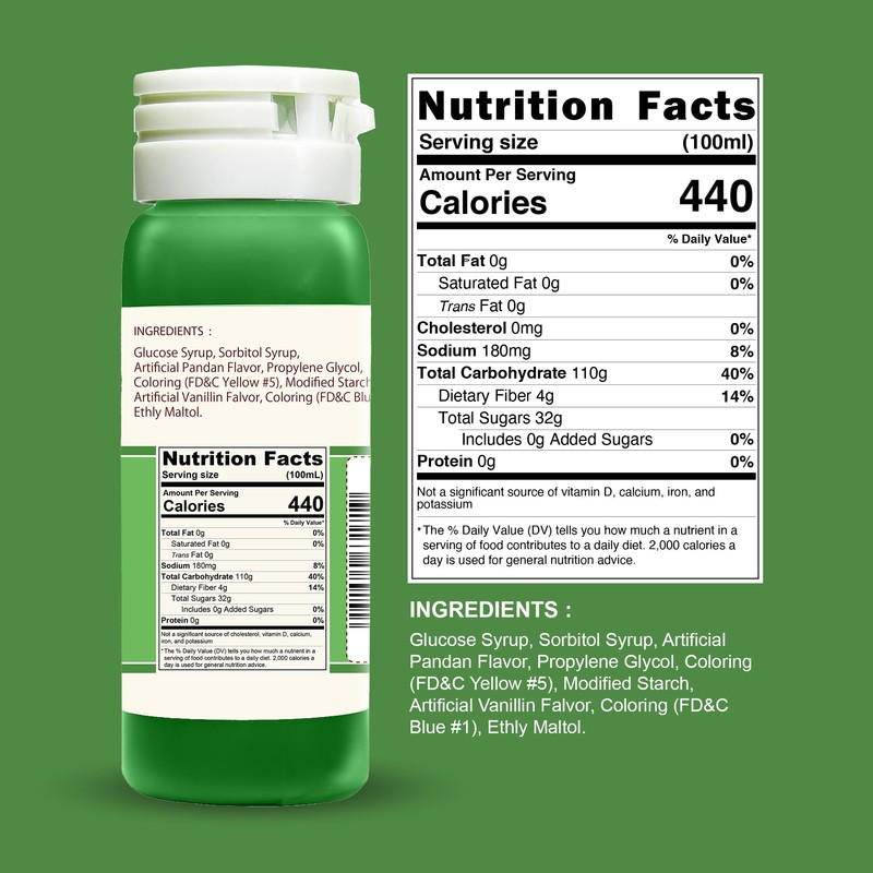 Butterfly Pandan Flavoring Extract 0.8 Oz (25 ml) — Paste-Strength