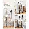 VASAGLE Blanket Ladder Decorative Farmhouse for The Living Room, 5-Tier